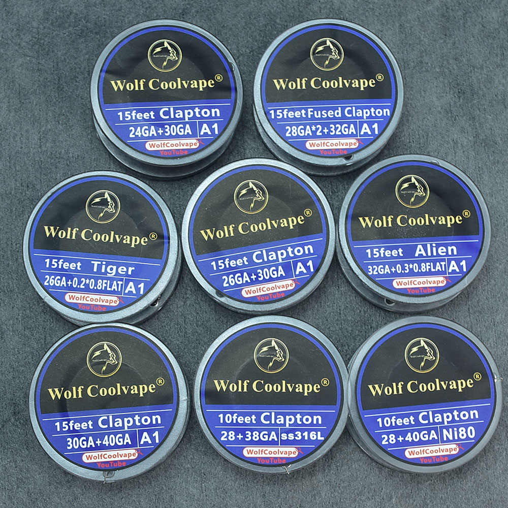 Clapton Wire Pre Built - Alien Fused Clapton Kawat Harimau Kumparan