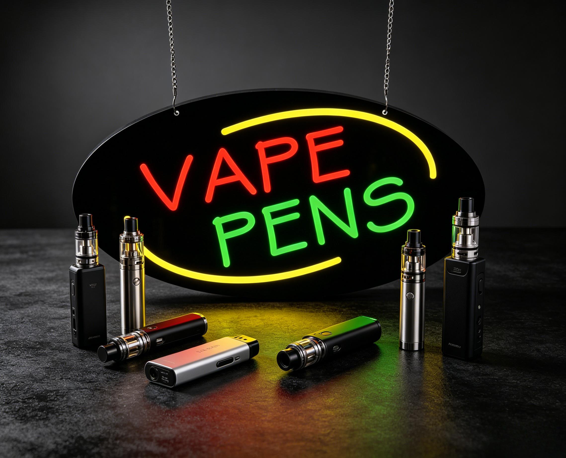 Lampu LED Neon Sign Vape Pens  - Vaping Store ulasan dan harga