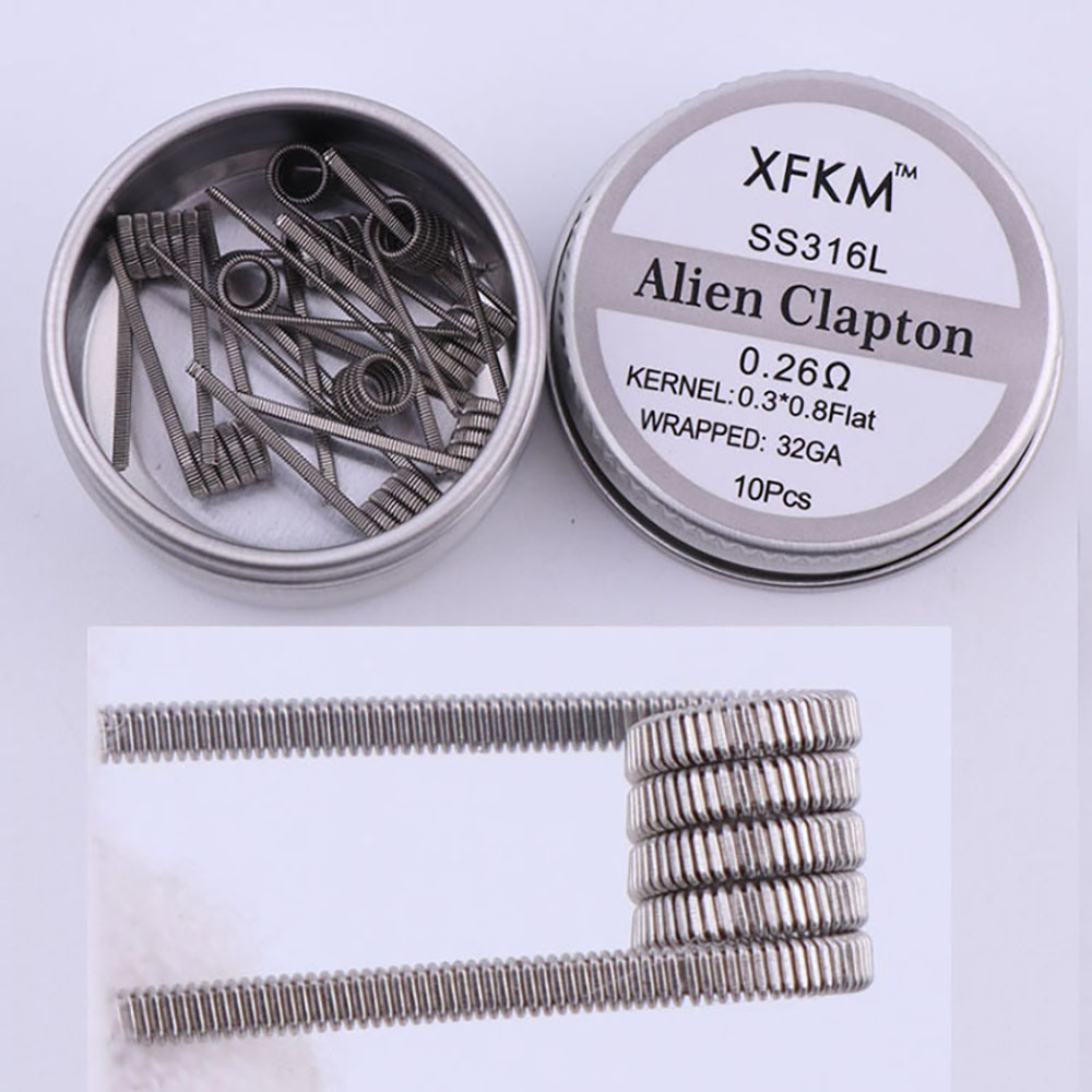 SS316L 10 buah/kotak gulungan  - Clapton Wire Pre Built ulasan dan harga