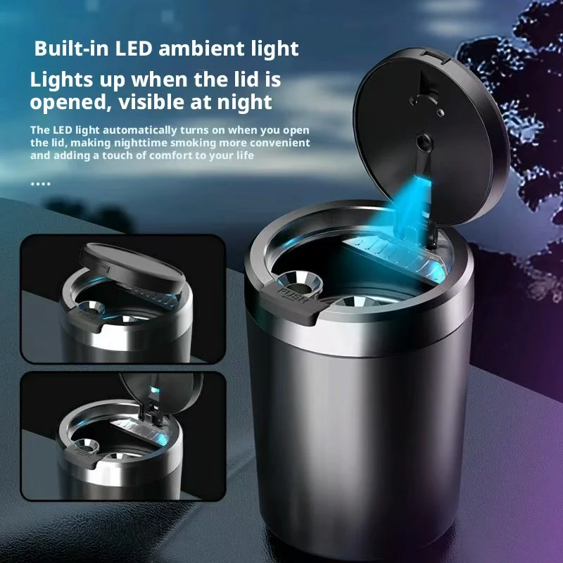 Asbak Mobil LED Portabel Tanpa - Vape Decoration ulasan dan harga
