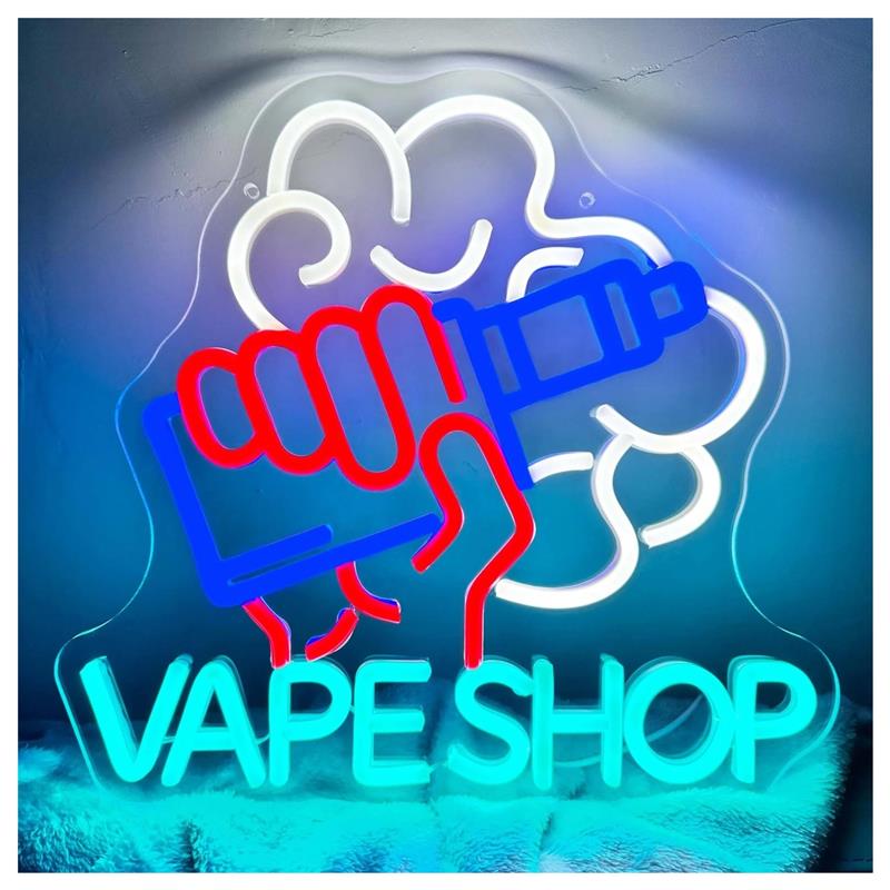 Lampu Neon LED Bentuk Tangan M - Vaping Store ulasan dan harga
